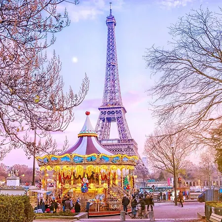 Luxury Flat - Eiffel Tower View & Terrace - Air Conditioning Parigi