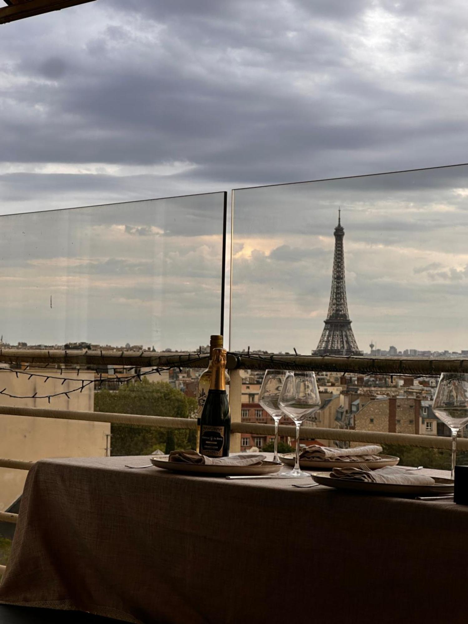 Luxury Flat - Eiffel Tower View & Terrace - Air Conditioning *