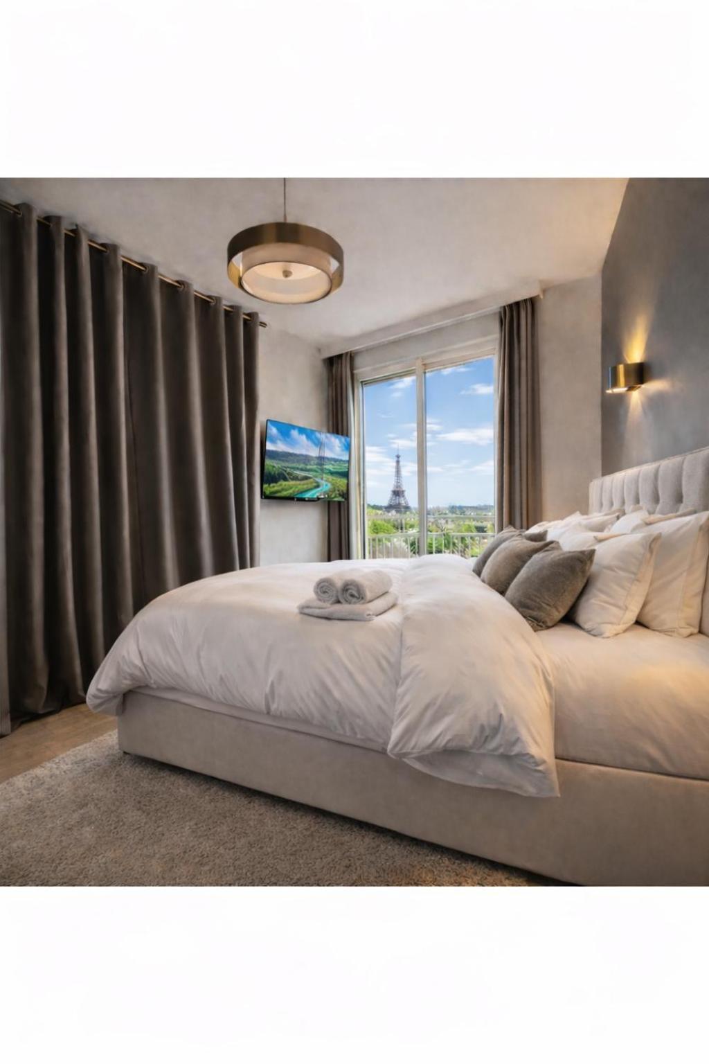 Apartment Luxury Flat - Eiffel Tower View & Terrace - Air Conditioning Paris