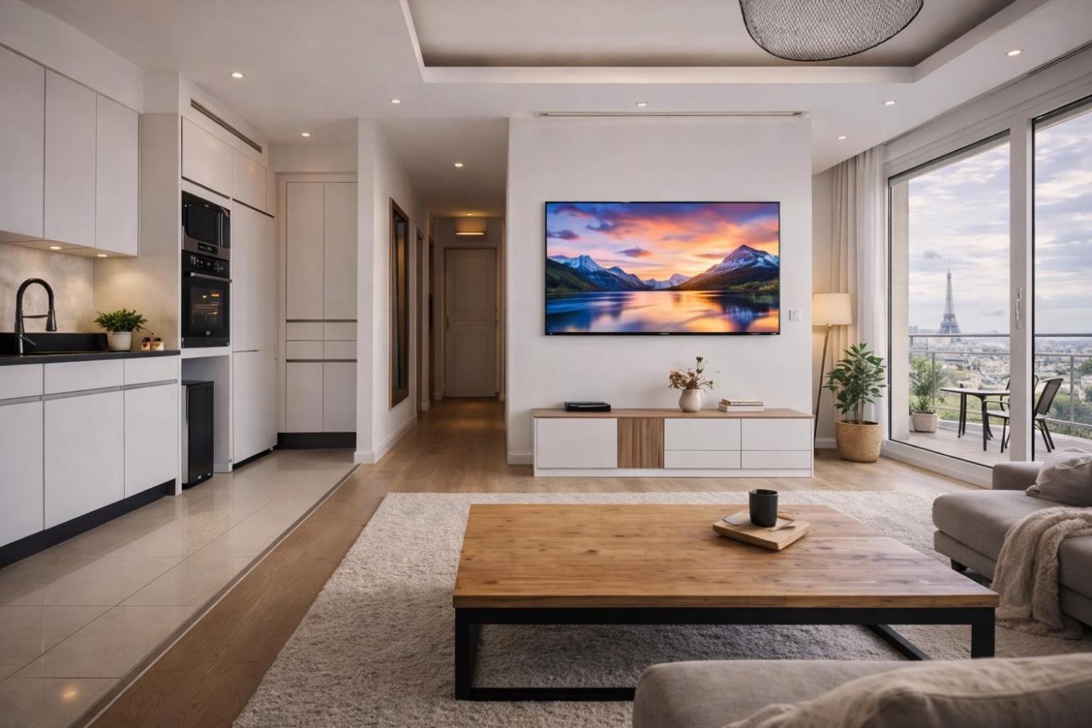 Apartment Luxury Flat - Eiffel Tower View & Terrace - Air Conditioning